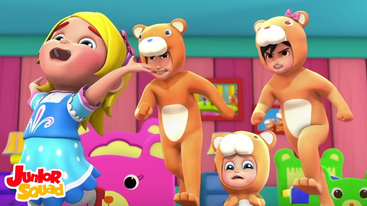 Ricitos de oro y tres osos cuentos para bebes de Junior Squad - YouTube