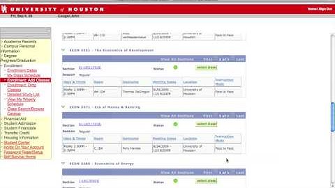 myUH video series: Adding and Dropping Classes