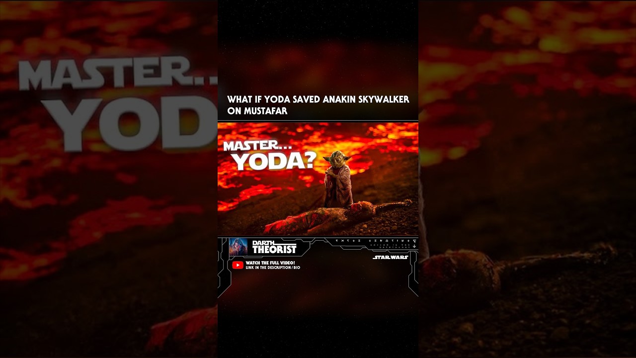 Palpatine Duel | What If Yoda SAVED Anakin Skywalker On Mustafar? #Shorts