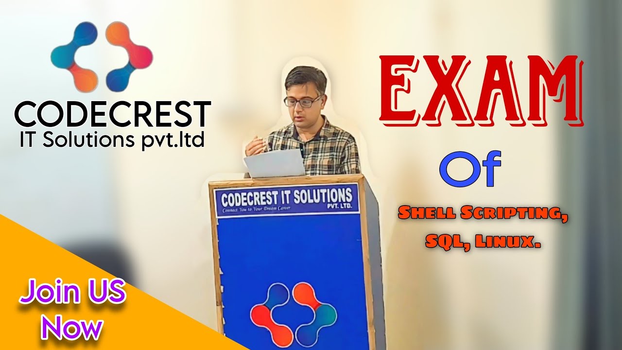 CODECREST IT Solutions Private Limited | Exam Of Shell Scripting , SQL ...