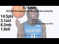 DJ Bogay 2025/26 full season film. Aroundtheworldball. Ohio Christian University.