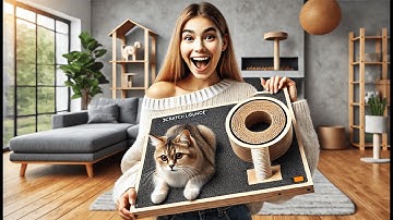 🐾 FUKUMARU Cat Scratcher, L Shape Cat Scratch Pad Wall Mounted | Best Scratch Lounge Classic 🐱