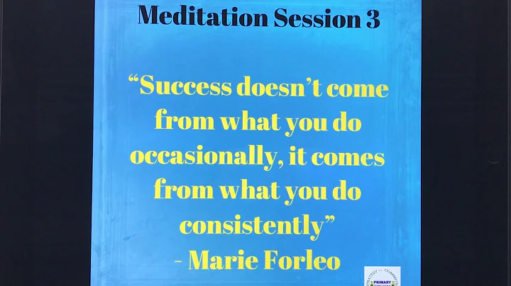 Meditation Session 3 Success (3/26/20)