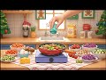 Salad Maker Game 🥗 Kitchen Set Diy Cooking Game | Animated Video | Cupcake | Breakfast #cook #salad