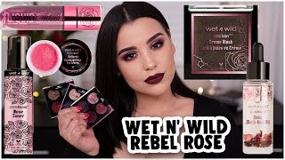NEW WET N' WILD REBEL ROSE COLLECTION: FIRST IMPRESSIONS MAKEUP TUTORIAL! | MakeupByAmarie