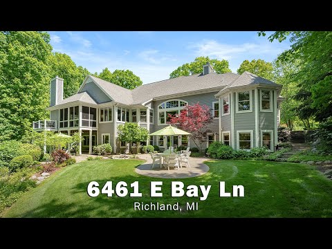 6461 E Bay Ln, Richland, MI home video tour