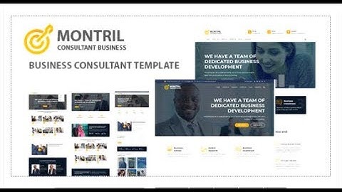 Montril - Consulting & Business HTML Template | Themeforest Templates