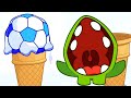 تعلم كبير وصغير | أوم نوم يأكل آيس كريم كبير | Learn Arabic with Om Nom