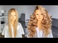 How to make BIG curls | Volumen &amp; Big Hollywood curls tutorial | Hairstyles for long hair