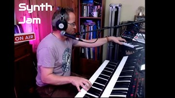 Synth Jam using Keystep, Volca keys, piano and Korg Kross