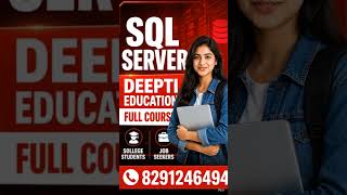 SQL Server Full Course | Learn Database from Zero | Deepti Education