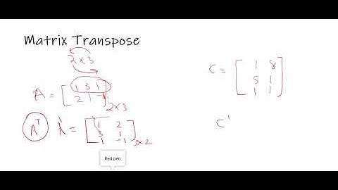 Transpose of Matrix