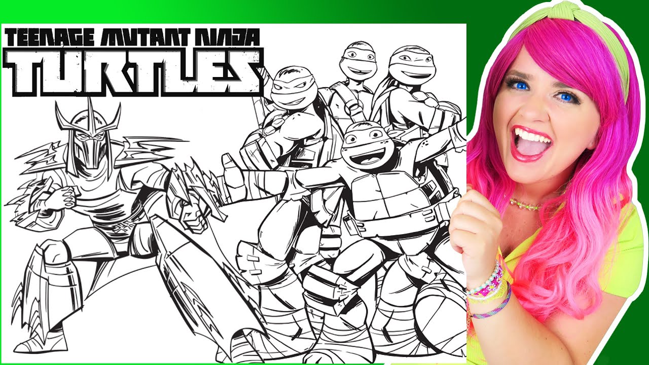 Crayola Teenage Mutant Ninja Turtles Giant Coloring Pages