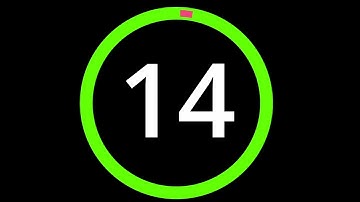 Countdown 15 to 0   Green Screen, No Copyright, Free Use