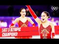 Last 5 women's singles figure skating champions! ⛸