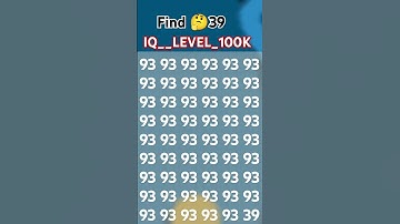 Find the odd number 👉 39 #puzzle #iqtest #quiz #illusion #facts #find #mathematics #mathspuzzle