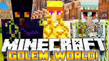 Minecraft Mods: Golem World Mod! - (Mod Showcase Minecraft)