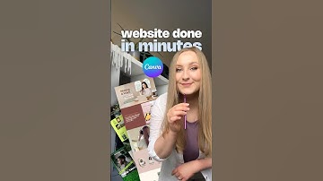 Create a free website in Canva within minutes!