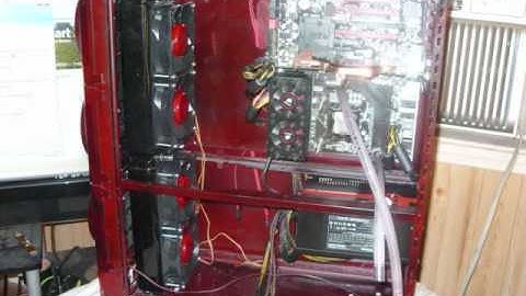 Intel I7 920 Custom Build stage 1 case part 8