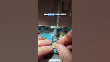 How to sew on buttons to a shirt! #sewingtip #sewing #sewinghacks #sewingtutorial #sewingtips #sew