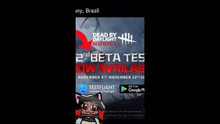 HOW TO DOWNLOAD DBD MOBILE 2ND BETA TEST #dbdshorts
