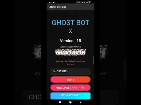 FREE FIRE GHOST BOT V15 X15 PASSWORD 2025 FULL TEST DOWNLOAD Evilarmygamers