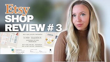 Etsy Shop Review # 3 | Etsy Seller Tips | Etsy SEO tutorial | Etsy for beginners
