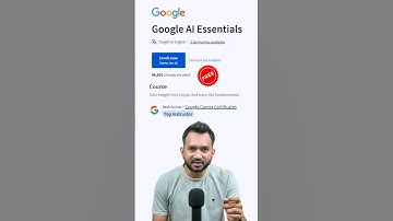 Google AI Free Certificate Courses #google #freecourse #onlinecourses #googleai #certificate #learn