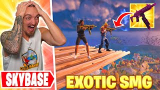 BYGGER SKYBASE MED EN SMG I FORTNITE