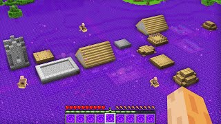 How I Found this UNDER PORTAL WATER VILLAGE in Minecraft ??? Water Base Challenge !!!