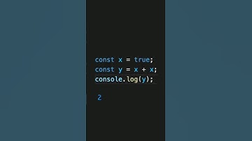 JavaScript Type Coercion: true + true