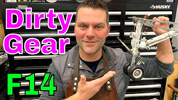 WEATHERING the TOP GUN F-14 Gear - Skymaster F14