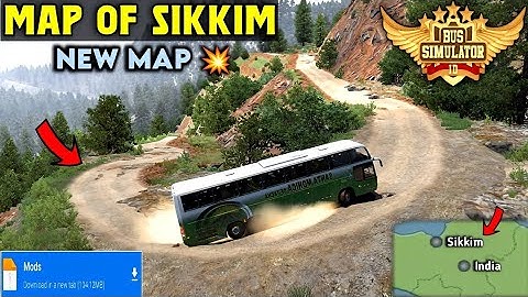 Map Mod Bussid 4.2 - Released Sikkim Offroad map Mod For Bus Simulator Indonesia