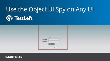 TestLeft: How to Use the Object UI Spy On Any UI