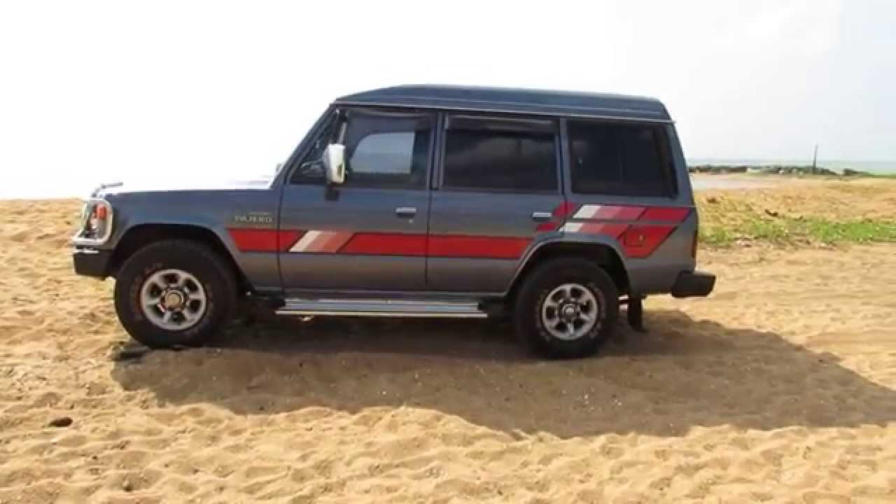 1985 Mitsubishi Pajero 32 Sri 3242 Nainamadama Beach,Sri Lanka2015 01 18