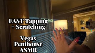 Vegas Penthouse ASMR!! | Fast Tapping + Scratching -NO TALKING-