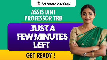 Arts College TRB | Just a Few minutes left - GET READY !