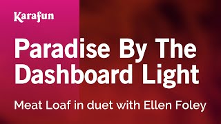 Paradise by the Dashboard Light - Meat Loaf & Ellen Foley | Karaoke Version | KaraFun chords