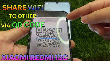How to Share WiFi to other via QR Code on Xiaomi Redmi 13C I Share WiFi Password using QR code
