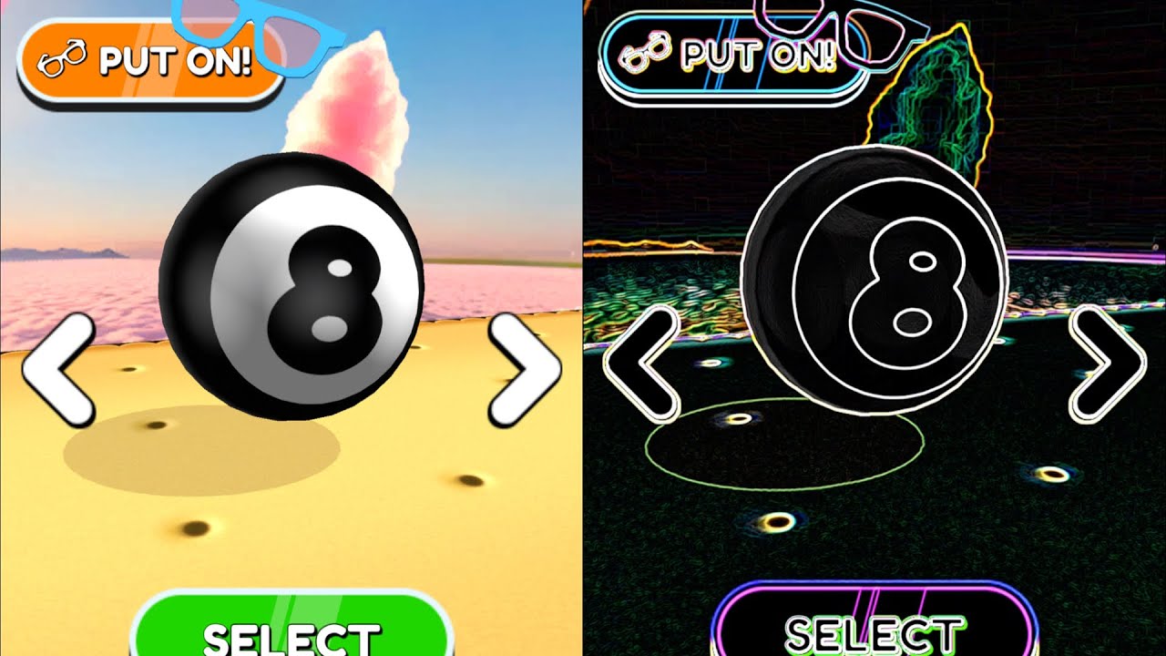 Going Balls Pool Ball Real world Vs Black and White World ANdroid / Ios Gameplay Super SpeedRun