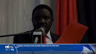 Zambezi Development Association removes boundary signboard in protest - nbc