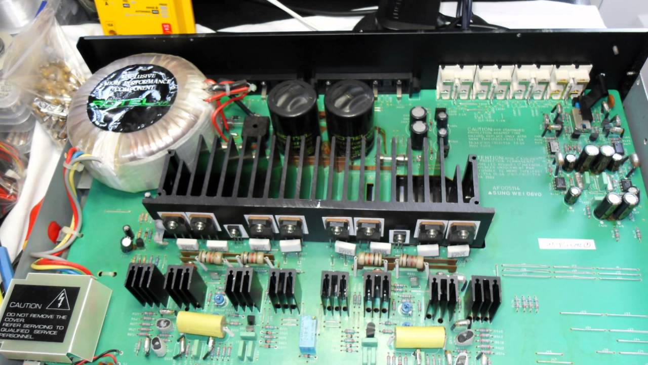 Rotel RA-940BX Amplifier Repair - YouTube