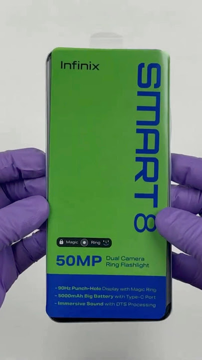 Infinix Smart 8 Unboxing - Highlights - ASMR - #shorts