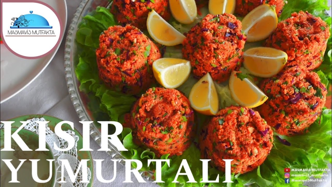 BU KISIR ÇOK BAŞKA🔥MEŞHUR YUMURTALI KÖFTE/KISIR💯Lezzetine Bayılıcaksınız👌