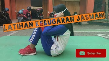 LATIHAN KEBUGARAN JASMANI PUTRI || PUSH UP, SIT UP, BACK UP, SQUAT JUMP || BY GURU OLAHRAGA
