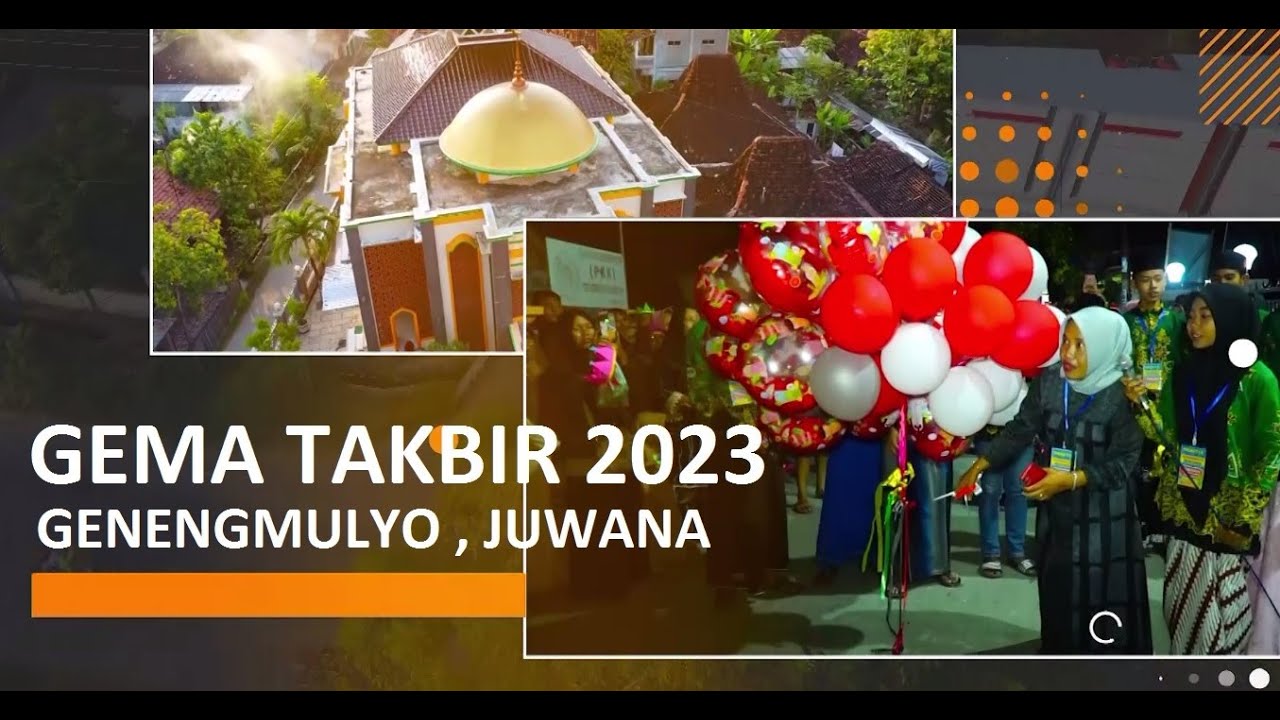 TAKBIRAN DESA yg bikin kangen.. 2023 DESA GENENGMULYO JUWANA PATI