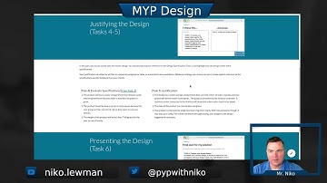MYP Design Unit 1 Criterion B: Tasks 4-6