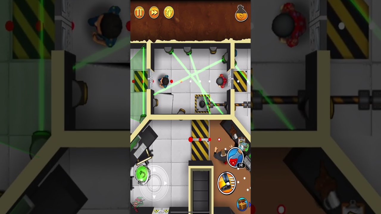 Robbery Bob: Challenge - Level 7 Perfect 100%