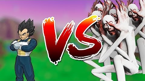 Vegeta vs 5 SCP 096
