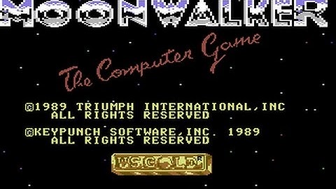 Moonwalker The Computer Game Review for the Commodore 64 by John Gage